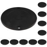 3D24, 10x, kaymaz plaka, 120, plastik TPE, siyah | 120 mm; Tip I / B; vida delikli; takılabilir; ağırlık 600 g; 70 Shore A; yağ ve suya karşı dayanıklı (60°'ye kadar)