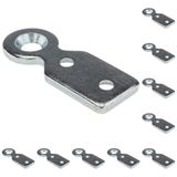 3D24, 10x, T-bağlantı plakası, 74x28x5, çelik, galvanizli | 74 x 28 x 5 mm; Tip B; ızgara ölçüsü D28 mm; vidalanabilir; ağırlık 520 g