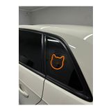 3dbaydesign Araç içi neon led ışıklı dekor KEDİ (12 volt vantuzlu AMBER SARI )