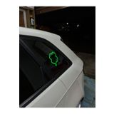 3dbaydesign Araç içi neon led ışıklı dekor YONCA (12 volt vantuzlu YEŞİL )