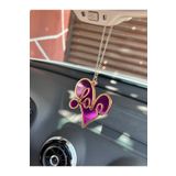 3dbaydesign Aynalı pleksi love motifli dikiz ayna süsü oto aksesuar araba süsü