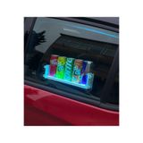 3dbaydesign Işıklı (Neon led) Araç İçi Vantuzlu Dekor İçecek Stantı Buz Mavi