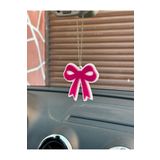3dbaydesign Kurdele Dikiz Ayna Süsü (Beyaz Pembe)