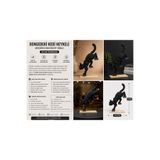 3DBoyuthane Dengedeki Kedi Heykeli 25 cm – 3D Baskı Modern Dekoratif Biblo 3DBoyuthanef891208d