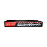 3DCool 3D-PSF24 26 Port Kamera Poe Switch 24XPOE 2x Gigabit Uplink 320W 250MT
