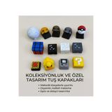 3DcraftTr Mekanik Klavye İçin Tasarım Seti (2 Adet)-- Gamer Klavye Tuşları ( Cherry MX Uyumlu )