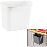 3Ddünyabaskı DÜNYA-07109-101 Askılı Kova ve Dolap Düzenleyici 178x278x233mm 7lt Kapaksız Kar Beyaz - 18'li Paket