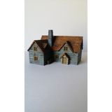 3deepdesign 3D Baskı Minyatür 8.5*6.5 Cm Işıklandırılabilir Sonbahar Evi-Teraryum Diorama Maket Minyatür Objeler