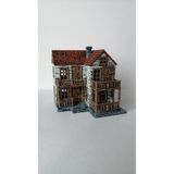 3deepdesign 3D Baskı Minyatür 8.5*8*7 cm Malikane Ev-Teraryum Diorama Maket Minyatür Objeler ve Figürler