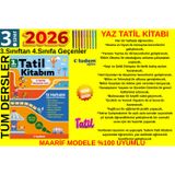 3'den 4e Geçenler 3.Sınıf 12 Haftalık Yaz Tatili Hazırlık Kitabı Birlikte Gönderilir: Tablet Kalem