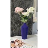 3Dikili Design Modern Dekoratif Vazo - 3D Baskı Tasarım Obje - Salon ve Ofis Için Estetik Biblo - [25 Yükseklik] cm - Mor