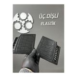 3DisliPlastik DSG Tipi Tipo Hoparlör Kapağı Sağ Sol Set Siyah 3D Baskı