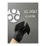 3DisliPlastik Peugeout 407 Far Yıkama Kapağı Sağ Sol Set Siyah 3D Baskı