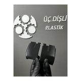 3DisliPlastik Volkswagen Transporter T5 - T5.1 Bardaklık Seti Plastik 3D Baskı Siyah