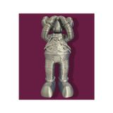3DLAYERCRAFT Kaws Astronot Figür 20 cm Büyük Boy Hediyelik Obje Biblo Gümüş
