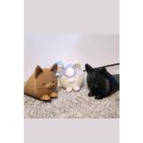 3DOria - 1 Adet Kedi Şeklinde Kapı Stoper, Kapı Durdurucu, Kedili Kapı Altı Durdurucu Kaydırmaz Bant İle