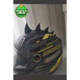 3DOria Motorsiklet Kask 5' li Boynuz Set & Tüm kasklara Uyumlu 5 ' li Boynuz seti