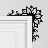 3DreaMaker Çiçek motifli kapı köşesi süsü, duvar dekorasyonu, wall art