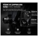 3DreaMaker Universal Motosiklet Ön Teker Takozu (Siyah), Motosiklet Aksesuar, Motosiklet Koruma, Cnc Alüminyum