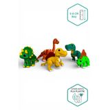 3DSS Mini Dinozor Figürleri 5’li Set | Çocuklar İçin Hediyelik Oyuncak | Pinyata Dolum | Pasta Süsü