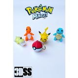3DSS Pokémon Figürlü 5'li Mini Set - Pinyata Dolgusu Doğum Günü Hediyelik Pasta Süsü Dekor