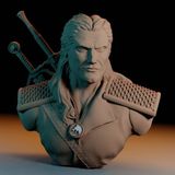 3Duman The Witcher Geralt Of Rivia Figürü V1 Gri 10 x 15 cm