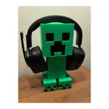 3DUNİVERSEOFMODELS Minecraft Creeper Kulaklik Tutucu 22cm (Dekoratif)