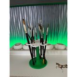 3dvibeswithmerve Fırçalık Organizer Yağlı Akrilik Sulu Boya Kalem Palet Stand Atölye