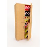 3G Tasarım Modüler Dört Kapaklı Çok Amaçlı Ofis Dolabı Evrak Dolabı 3G-039-KD-KAYIN/90x37x190h