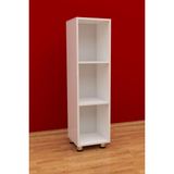 3G Tasarım Modüler Ofis Dolabı Evrak ve Kitaplık 3G-003-AD-BEYAZ / 35x35x130h