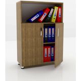 3G Tasarım Ofis Dolabı, Dosya Dolabı Klasör Dolabı 3G-031-2KD - CEVİZ