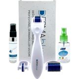 3in1 Dermaroller Göz Yüz Vücut Için Değiştirilebilir 3 Başlıklı Titanyum Iğneli Derma Roller Seti