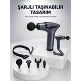 3in1 Fonksiyonel Şarjlı Masaj Aleti Ayak Yüz Vücut Masajı Yeni Nesil Midastech - Çok Renkli