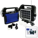 3In1 - Solar 2İn1 El Feneri - Radyo - Mp3 Bluetooth - Usb/ Tf Port - 2 Parça Ampul Kablolu - Powerbank (Timya/Go1395) 200699