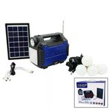 3ın1 - Solar 2in1 Sabit El Feneri - Radyo - Mp3 Bluetooth - Usb/ Tf Port - 4 Parça Ampul Kablolu - Powerbank (5067)
