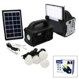 3IN1 - SOLAR 2İN1 SABİT+OYNAR BAŞLI EL FENERİ - RADYO - MP3 BLUETOOTH - USB/TF PORT - 4 PARÇA AMPUL KABLOLU - POWERBANK (5264)