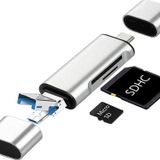 3in1 Taşınabilir Type C USB Kart Okuyucu Mikro Sd Kart Çevirici Dönüştürücü Adaptör