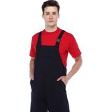 3k Mağaza Antrasit Lacivert Pamuk Gabardin Askılı Bahçıvan Iş Tulumu