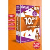 3K Store 2026 10. Sınıf Nirvana Yaz Tatili Genel Tekrar Karma Deneme Seti 5 Farklı Yayın Türkiye Geneli