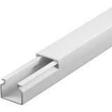 3'lü 2 Metre Kablo Kanalı Seti 12x12mm PVC Yapışkanlı Kolay Montajlı Kablo Düzenleyici - Beyaz