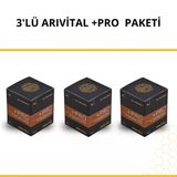 3'lü Arıvital +Pro (Bal, Polen, Arı Sütü, Propolis) Paketi