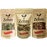 3'lü Avantaj Paketi-3 250 gr Ceviz Içi + 250 gr Çiğ Badem Içi + 250 gr Çiğ Kabak Çekirdeği Içi - 750 gr