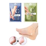 3'lü Ayak Bacak Kil Peeling Bakım Maske Silikon Topuk Çorabı Çatlak Topuk Dikeni Önleyici Gömlek