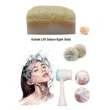 3'lü Bakım Yaşlanma Karşıtı Parlak Peeling Eşek Sütlü Sabun Temizleme,akne,leke,kararma Ruşur Taşı