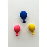 3'lü Balon Buzdolabı Magneti Renkli
