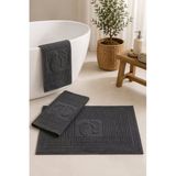 3'Lü Banyo Paspası Ayak Havlusu 50X70 Cm | %100 Pamuk, Yumuşak Dokulu, Hızlı Su Emici, Banyo Paspas Seti