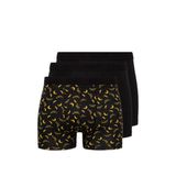 3lü Baskılı Siyah Boxer 0911910-900