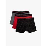 3'lü Boxer Seti Oyun Baskılı Çok Renkli