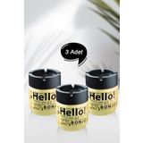 3'lü Cam Kokusuz Küllük 425 Cc Hello Desenli