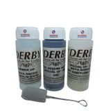 3'Lü Derby Gri Deri Oto Direksiyon Döşeme Boyama Seti